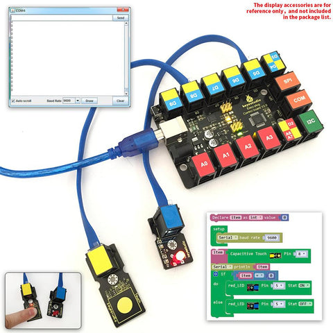 Sensore tattile capacitivo RJ11 EASY PLUG - OpenELAB