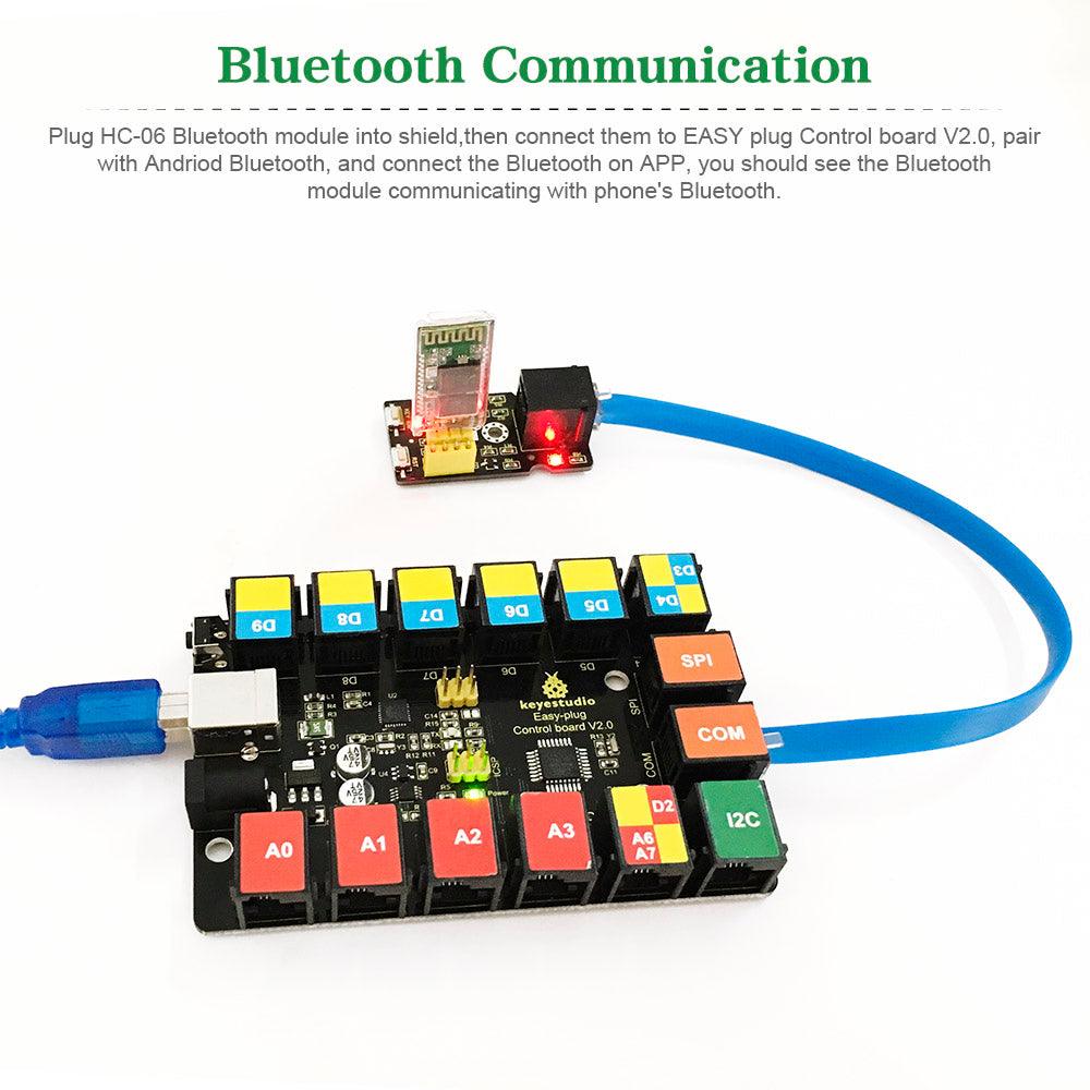 Keyestudio EASY PLUG WIFI and Bluetooth Shield For Arduino - OpenELAB