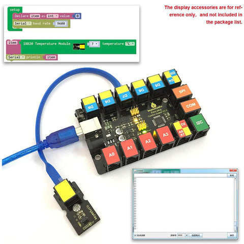 Sensor de temperatura EASY PLUG RJ11 DS18B20 - OpenELAB