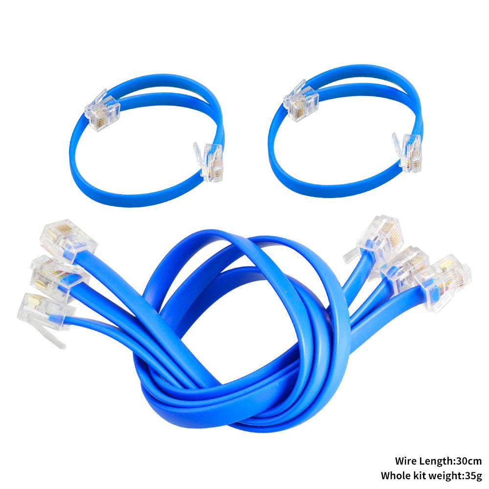 Keyestudio EASY PLUG RJ11 Connection Cable with Crystal Port 5pcs - OpenELAB