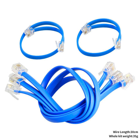 Keyestudio EASY PLUG RJ11 Connection Cable with Crystal Port 5pcs - OpenELAB