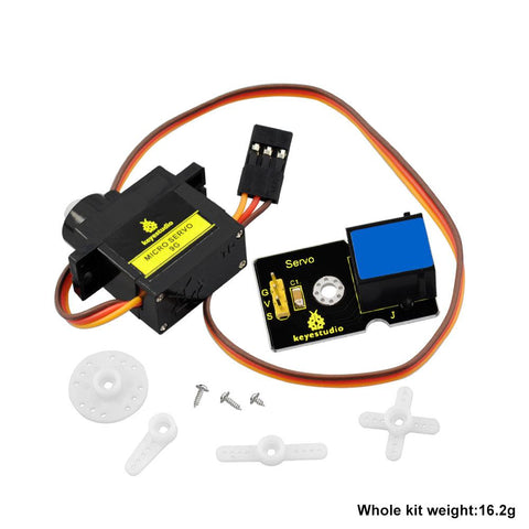 Keyestudio EASY PLUG Servo Module and Micro Servo - OpenELAB