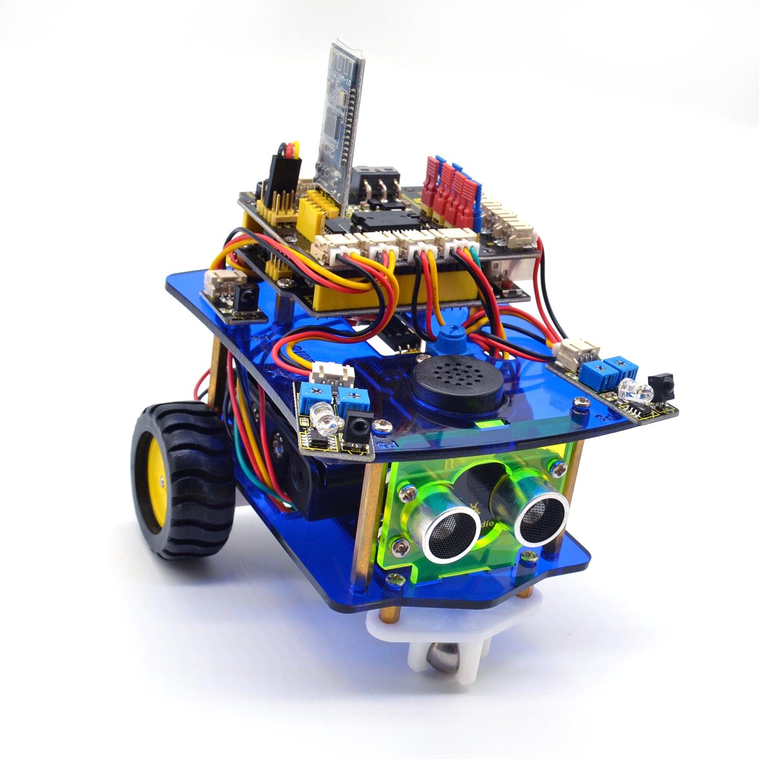 Keyestudio Desktop Mini Bluetooth Smart Robot Car Kit V3.0 - OpenELAB