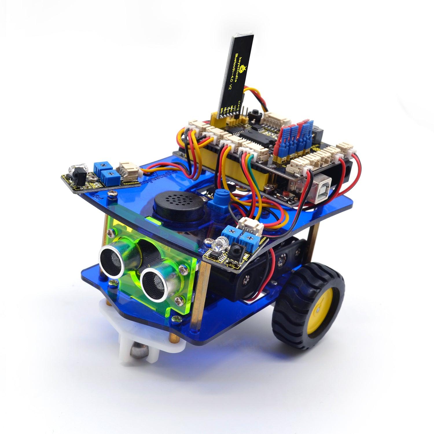 Keyestudio Desktop Mini Bluetooth Smart Robot Car Kit V3.0 - OpenELAB