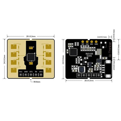 Ai-Thinker Rd 03E 24G Millimeter Wave Radar