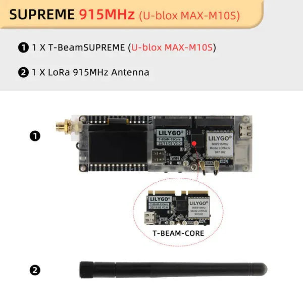 LILYGO T-Beam SUPREME ESP32-S3 LoRa GNSS Board for Meshtastic Networks-8
