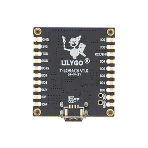 LILYGO T-Lora C6 ESP32-C6 LoRa SX1262 Dev Board 868/915MHz Wi-Fi 6 BLE-4