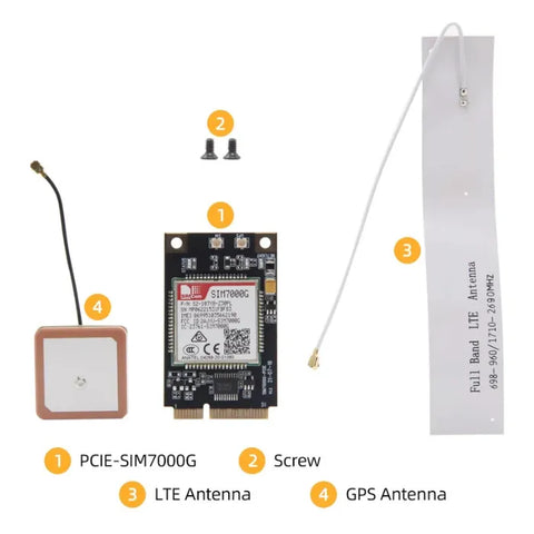 LILYGO T-PCIE SIM7000G-02