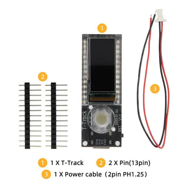LILYGO T-Track Full Viewing Angle Wireless Display Dev Board-7