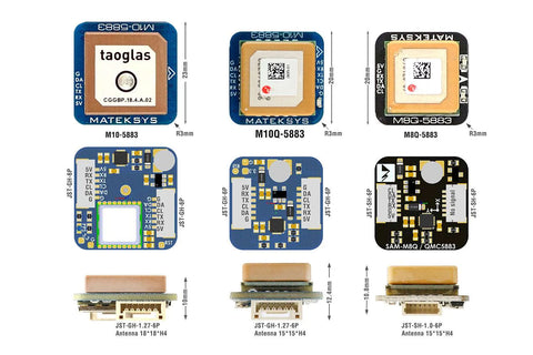 Mateksys GNSS M10Q-5883 - OpenELAB