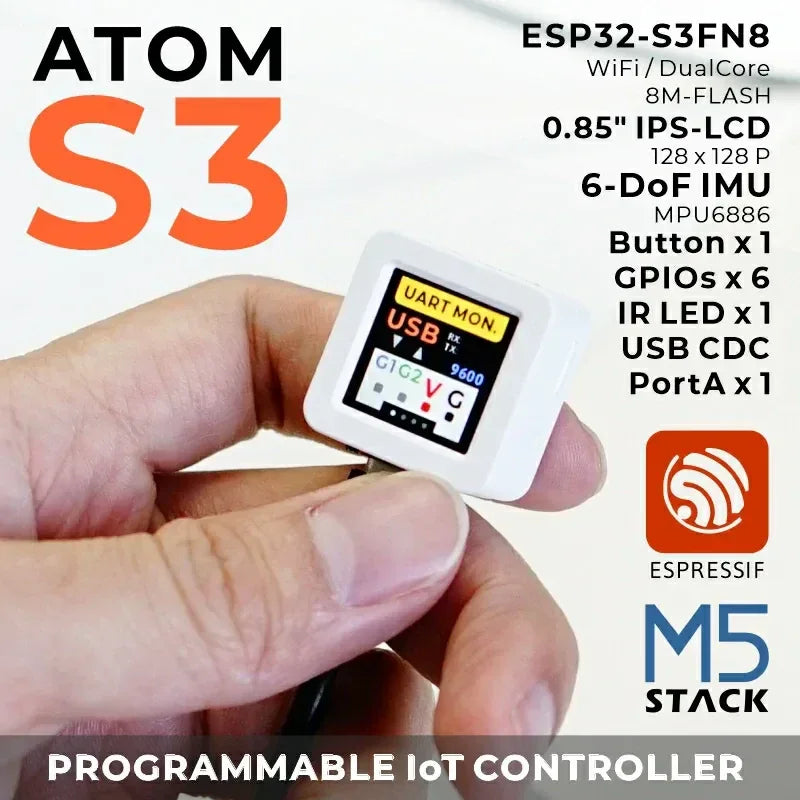 M5Stack ATOMS3 Dev Kit w/ 0.85-inch Screen-4