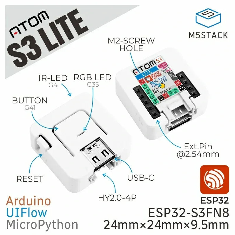 M5Stack AtomS3 Lite ESP32S3FN8 Dev Kit-2