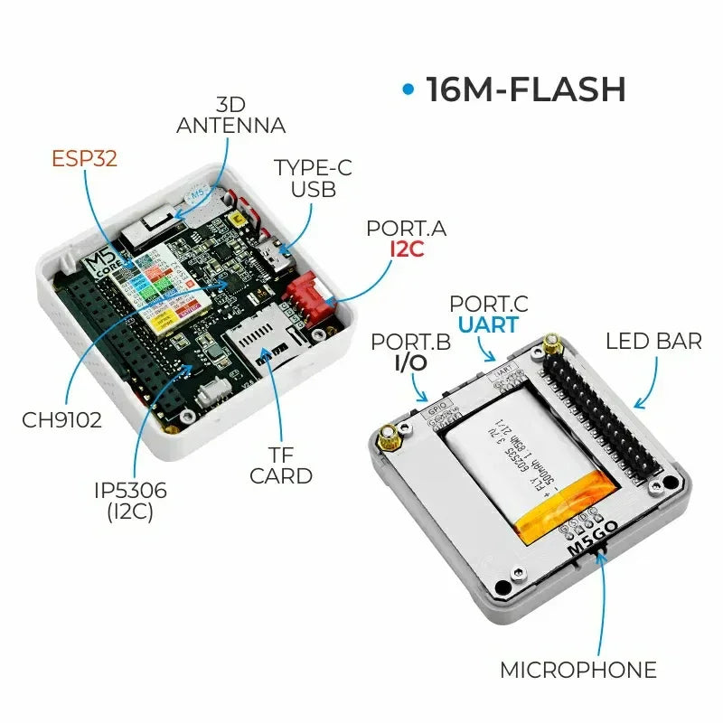 M5Stack M5GO IoT Starter Kit V2.7 ESP32 IoT Development Kit-9