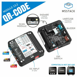 M5Stack QR Code Scanner 13.2 High‑Precision USB/UART Barcode Reader-2