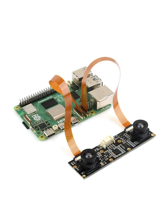 Binocular MX219 8MP Camera Module, Applicable for Jetson Nano and Raspberry Pi - OpenELAB