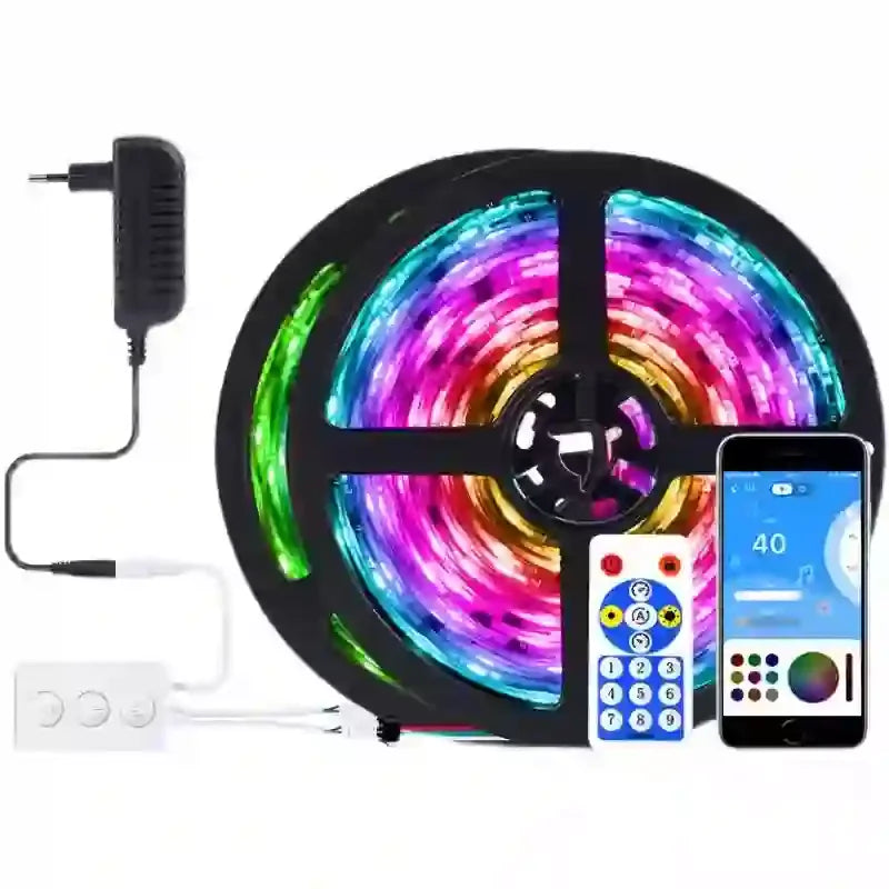 OpenELAB Full Color Bluetooth RF LED Strip Drip-Coated with App ...