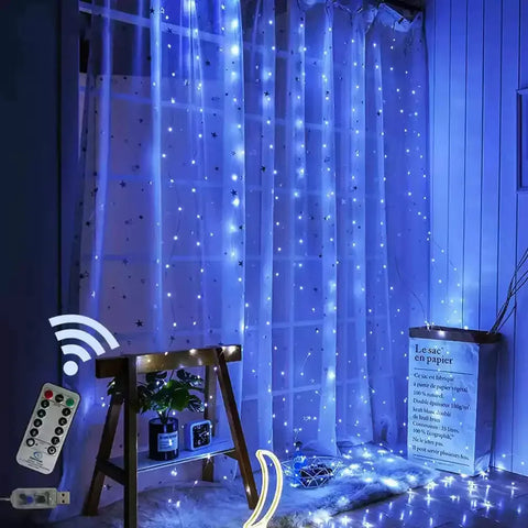 LED Curtain String Lights