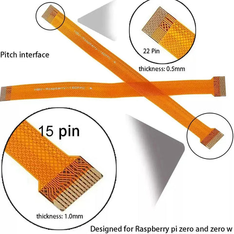 FPC/FFC flexibele kabel 15/30cm cameraverlengkabel voor Raspberry Pi zero/w