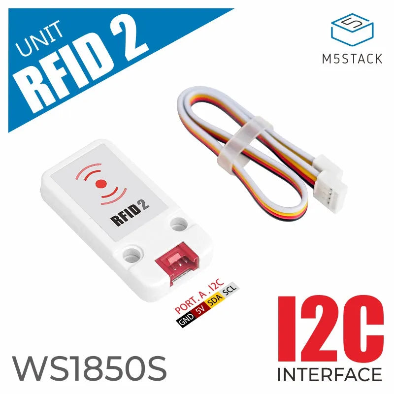 M5Stack RFID 2 Unit (WS1850S) - OpenELAB