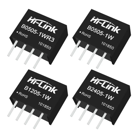 Hi-Link DC-DC 5V to 3.3V/5V/9V/12V/15V/24V 1W Mini Converter Isolated Power Supply - OpenELAB