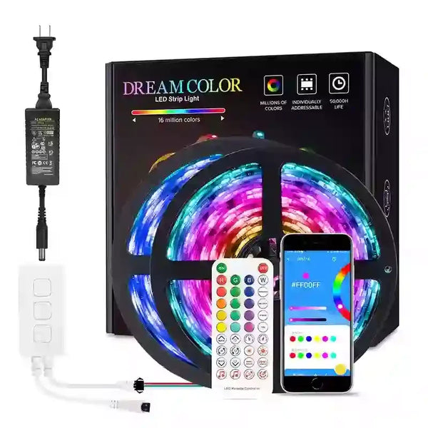 OpenELAB plnobarevný WS2811 kapkově potažený LED pásek 10M 30 LED SP611E