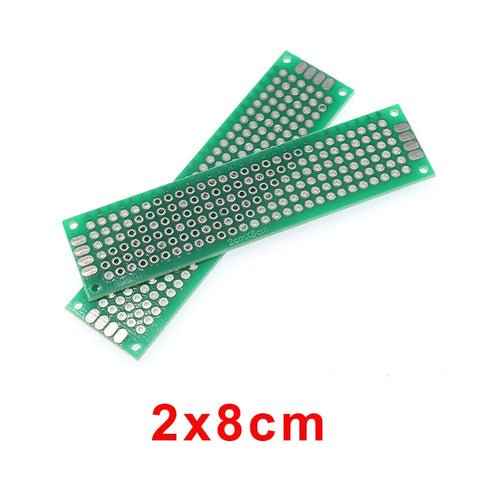 Double-Sided Prototype PCB Breadboard 1.27/2.0/2.54MM(2 Pcs)