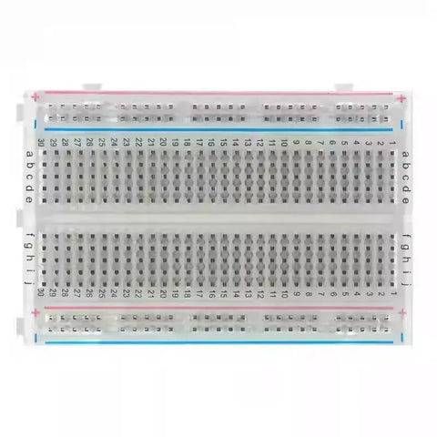 (Transparent) Mini Breadboard 400 holes Mini Breadboard 83X55 mm