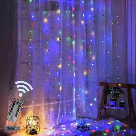 LED Curtain String Lights