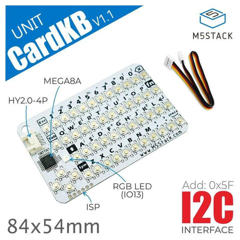 M5Stack CardKB Mini Keyboard Programmable Unit V1.1 - OpenELAB