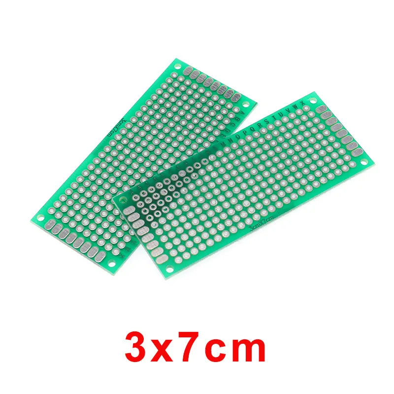 Double-Sided Prototype PCB Breadboard 1.27/2.0/2.54MM(2 Pcs)