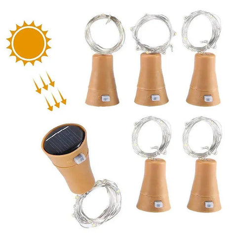 Solar Bottle Stopper Light