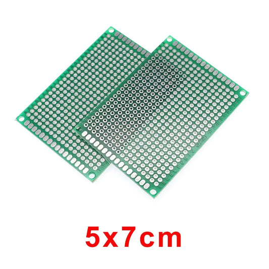 Double-Sided Prototype PCB Breadboard 1.27/2.0/2.54MM(2 Pcs)