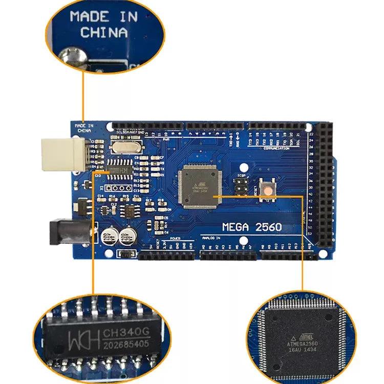 Mega 2560 R3 CH340 Compatible Arduino - OpenELAB