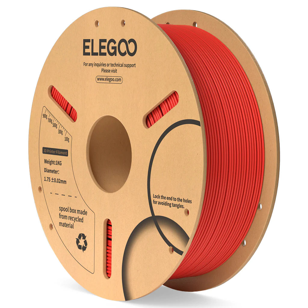 ELEGOO PLA Red Filaments 3D Printer Consumables 1KG 1.75mm for FDM 3D printer