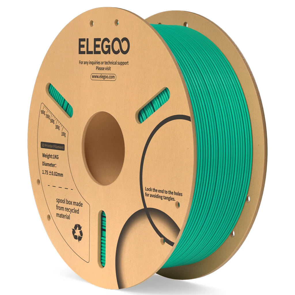 Consumibles para impresora 3D ELEGOO PLA color verde marino 1KG 1.75mm para impresora 3D FDM