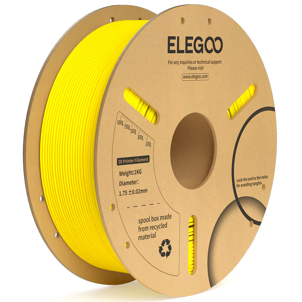 ELEGOO PLA Plus gula trådar 3D-skrivartillbehör 1KG 1,75 mm för FDM 3D-skrivare