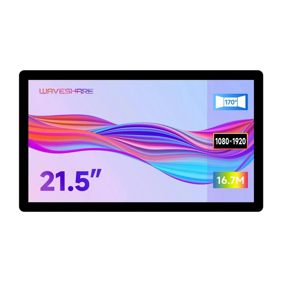 Waveshare 21,5 inch Full HD capacitief aanraakscherm 1080*1920 HDMI