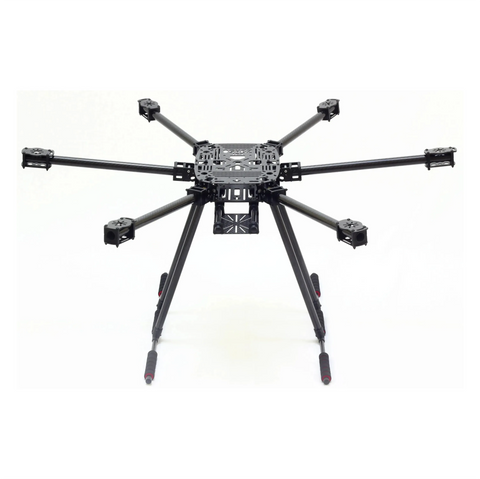 ZD850 850mm Compact Folding Hexacopter Drone Frame Kit Full Carbon Fiber