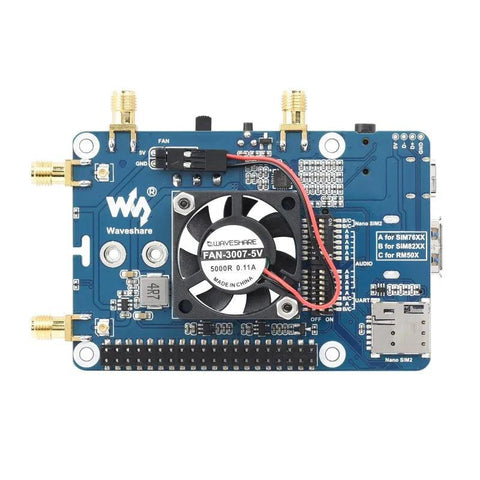 Waveshare RM500U-CNV Raspberry PI 5G/4G/3G Hat - OpenELAB