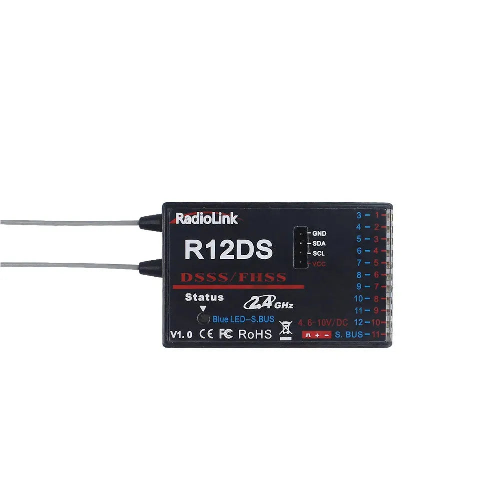 RadioLink AT10 II 2.4Ghz 10CH RC Transmitter - OpenELAB