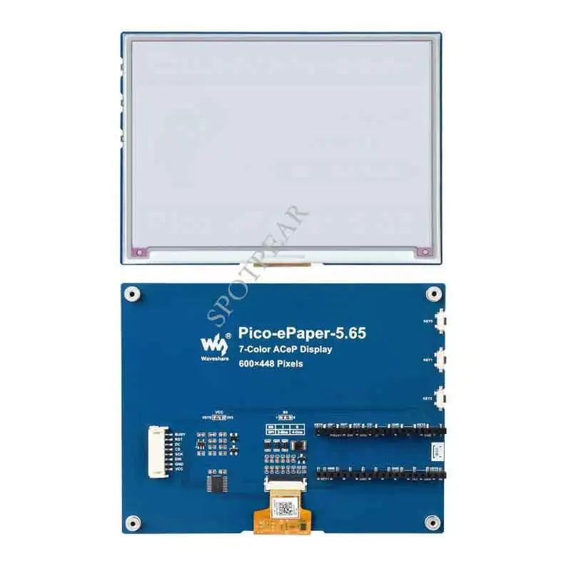 Waveshare 5.56 inch 7 Color E-Ink E-Paper for Raspberry Pico - OpenELAB