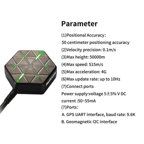 Radiolink M8N SE100 GPS Module - OpenELAB