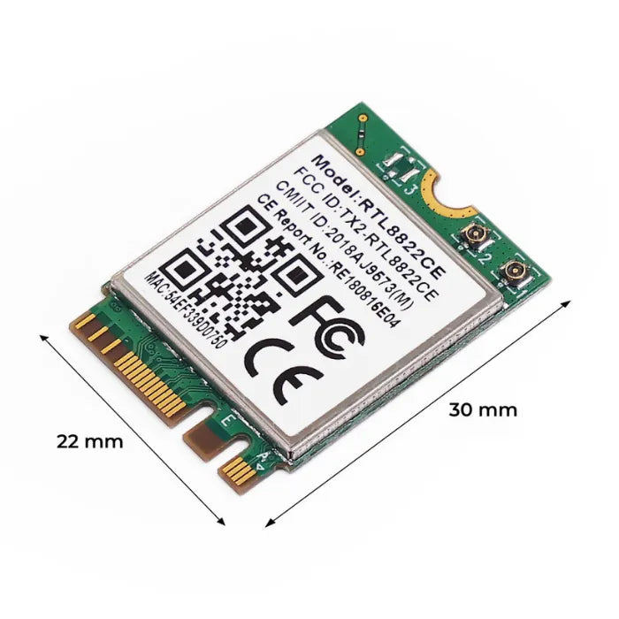 Seeed Studio RTL8822CE Wireless NIC, 2.4G/5GHz Dual-Band WiFi 5-5