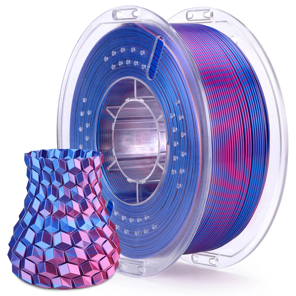 ELEGOO PLA Silk Blue Magenta 3D Printer Consumables 1KG 1.75mm for FDM 3D printer