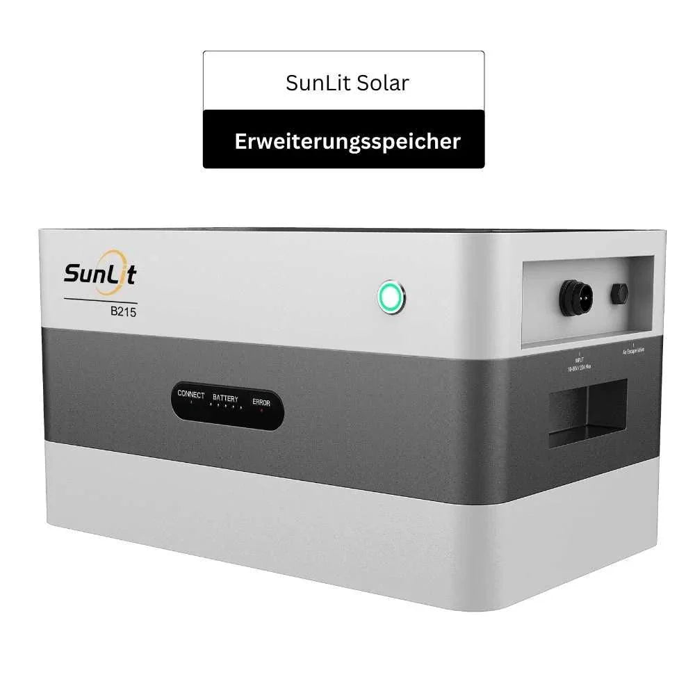 SunLit B215 2150 Wh Erweiterungsspeicher für Balkonstromspeicher BK215