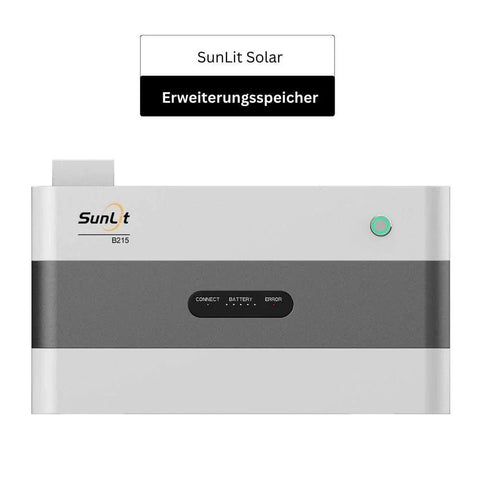 SunLit B215 2150 Wh Erweiterungsspeicher für Balkonstromspeicher BK215