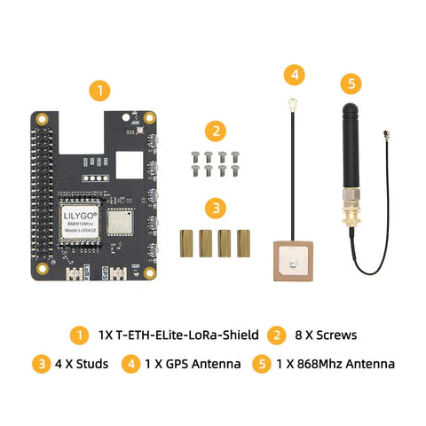 T-ETH ELite SX1262 868MHz Shield-2