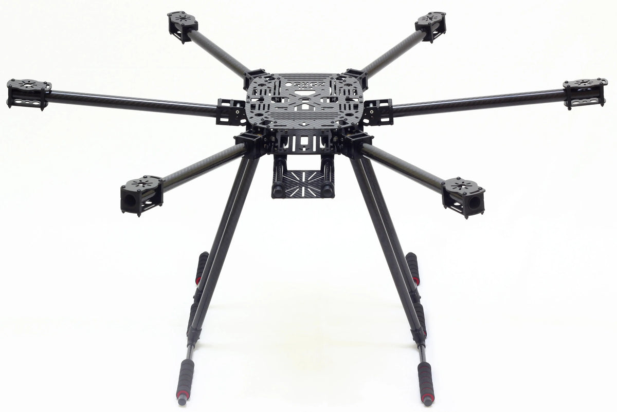 ZD850 850mm Compact Folding Hexacopter Drone Frame Kit Full Carbon Fiber - OpenELAB