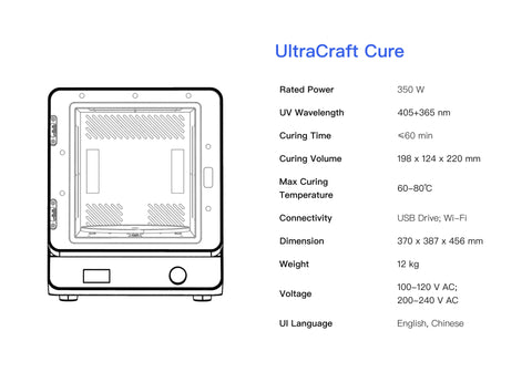 Heygears UltraCraft Reflex SLA Resin 3D-Drucker-Kombination