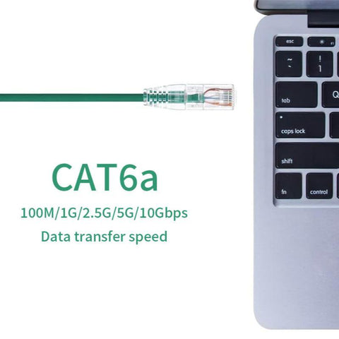 WisdPi Ultra Thin CAT6a RJ45 ethernet cable